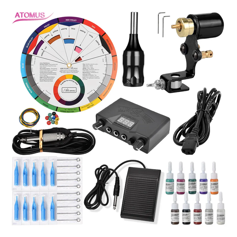 

Rotatory Tattoo Machines Tools Rotativa Tatoo Profesional Machine Quit Tatto Rotary Tatuage Professional Maquina De Tatuar Kit