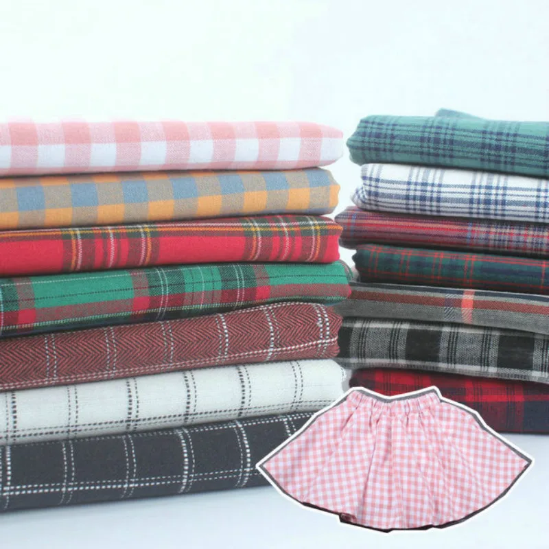 Spring and summer Thin plaid cotton fabric for fashion clothing making material DIY sewing craft | Дом и сад