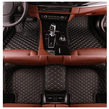 

CHOWTOTO Special Floor Mats For Ford Explorer 5seats Durable PU Leather Carpets For Explorer 5 Seats Model
