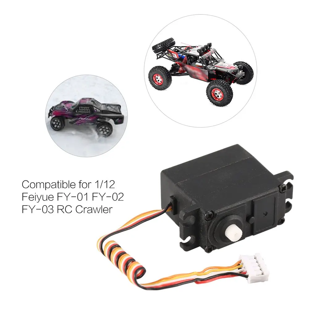 20g Servo 5pin пластиковая Шестерня 4 8 6 в для 1/12 Feiyue FY 01 02 Радиоуправляемый автомобиль
