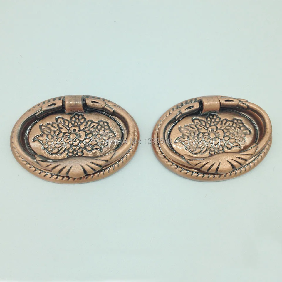 

New 23mm Antique Cabinet Drawer Knobs Eur-Style Furniture Hardware Closet Hnadle Copper Vintage Cupboard Knob &Handles Bar Pulls