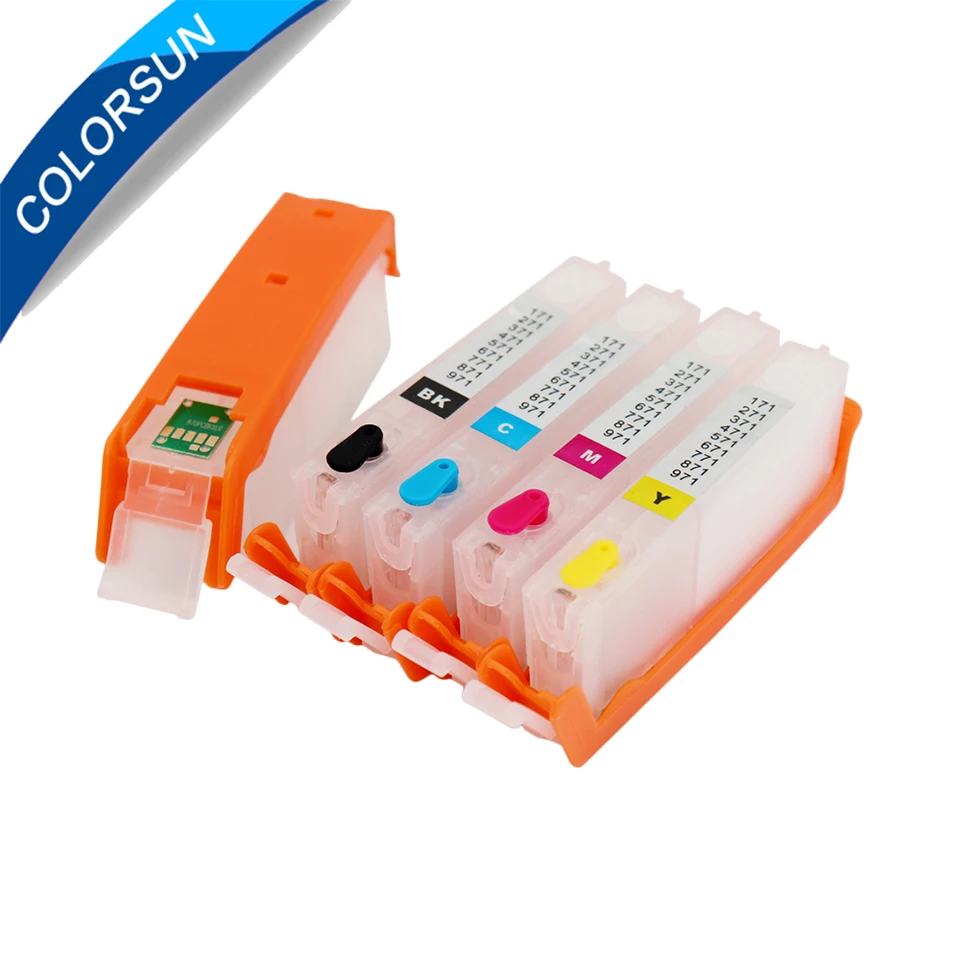 Kit De Tinta Recargable 4 Colores 100ml - Compatible Con Canon PGI-250/CLI-251, PGI-225/226, PGI-270/271, Etc.