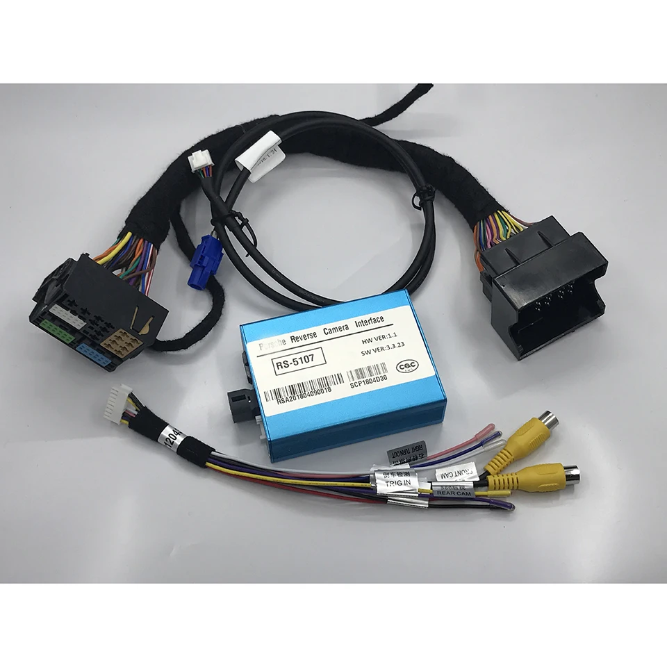 

Car Smart Front And Rear Camera Video Integration Interface For Porsche Macan Cayenne 2016~2019 PCM4.0 System Parking Guidelines