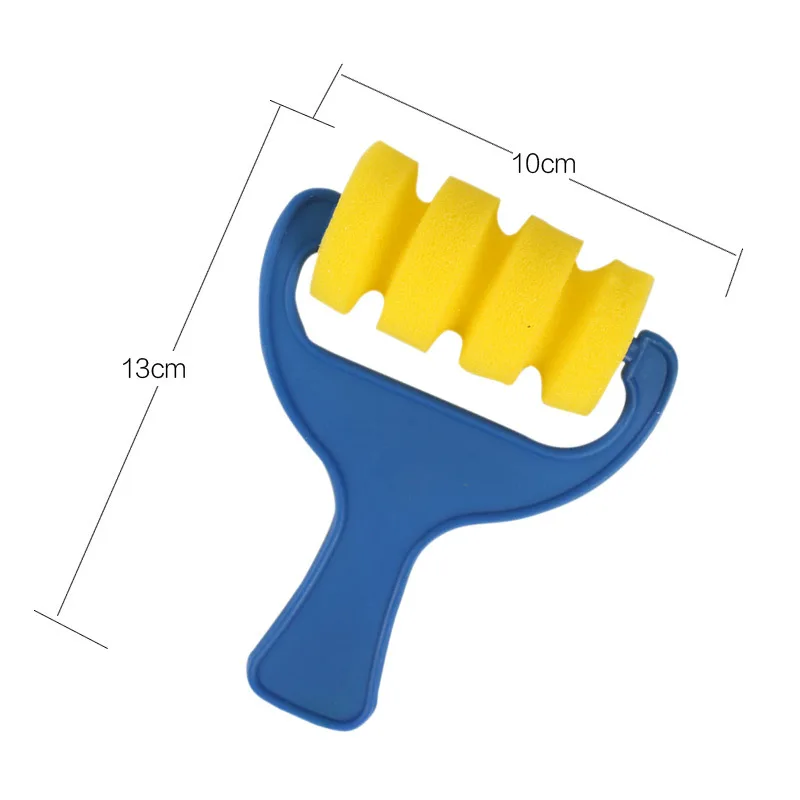 Граффити инструмент ролик, Губка Кисть, ребенок DIY печать, 4 компл. дошкольного Art Поставки каракули Рисование Интеллект игрушка