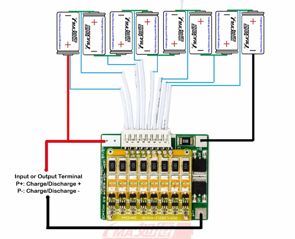 Модуль защитной цепи 5A BMS PCM для 8S 28 8 V 29 6 li ion LiPo батареи 440C|battery protection circuit|pcm bms8v 5a |