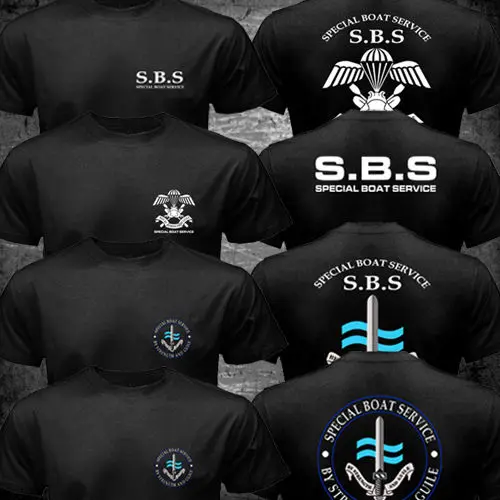 Новинка 2019 Мужская футболка Sbs с изображением ВМС спецназа Великобритании и