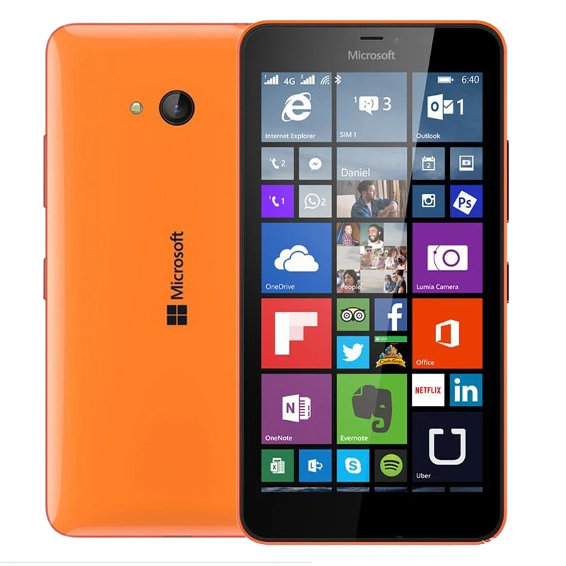 100% Original Microsoft Lumia 640 8MP Cámara Quad-core 8 GB ROM 1 GB RAM teléfono móvil LTE FDD 4G 5,0 \