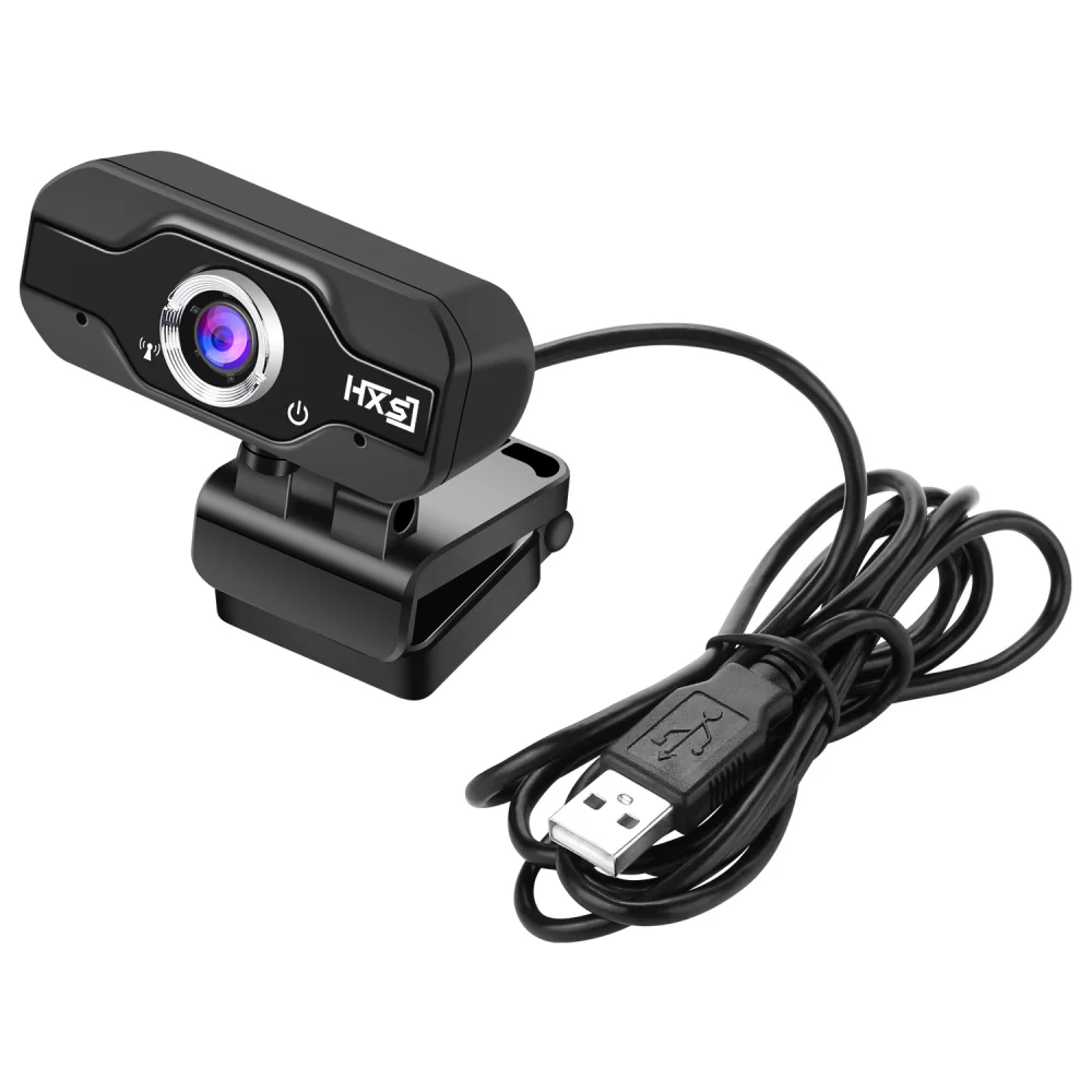 HXSJ 1080P HD Webcam InTeching USB Widescreen Computer Camera with Microphone for PC, Desktop or Laptop 360 degree rotation