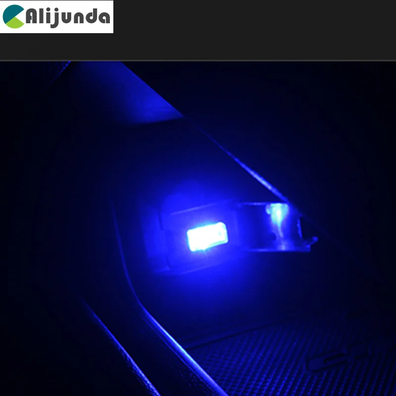 Автомобильный USB светодиодный атмосферный декоративный светильник аварийное