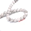 Natural Stone Beads White Crazy Agates Round Loose Beads 4 6 8 10 MM Fit Diy Fashion Jewelry Making Accessories ► Photo 2/2