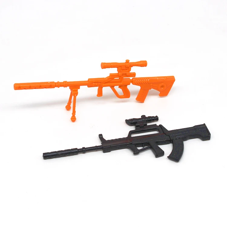  24pcs/set 4D Assembly Gun Imitates True 1/6 PUBG Mobile Level 3 Backpack Student Boy Toys
