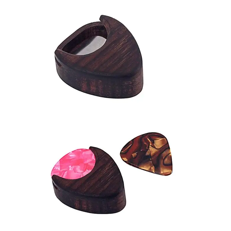 1 шт. коробка для гитарной палочки Prime Rosewood в форме сердца гитарных музыкальных