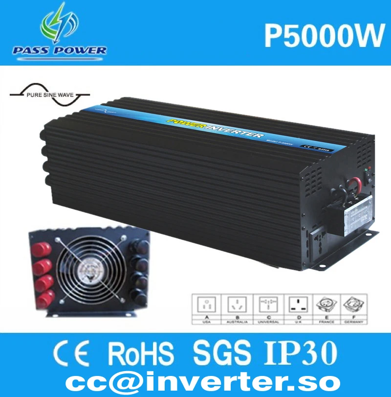 

5kw 12v 220v power inverter, off grid inverter pure sine wave, CE& ROHS Certification