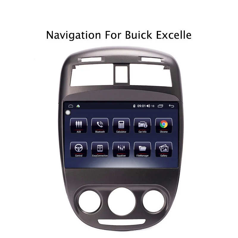 Perfect 10.1" Android 8.1 8 core 4G RAM 64G ROM 1DinGPS Navigation Car Radio For Buick Excelle,with Carplay/4G LTE 1