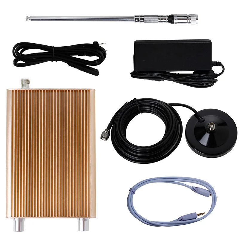 15W/5W FM Transmitter PC Controlled Stereo Sound FM Transmitter Bluetooth Wireless All-aluminum Housing Super Heat 15W/5W FM Transmitter PC Controlled Stereo Sound FM Transmitter Bluetooth Wireless All-aluminum Housing Super Heat