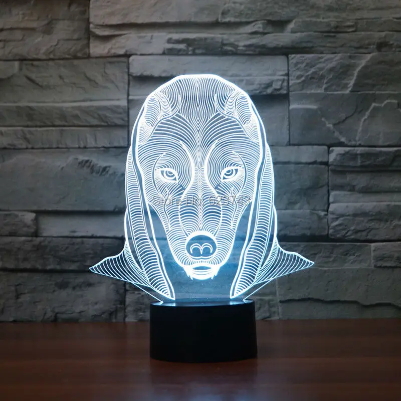 

Free Ship Color changing Flashing Pharaoh Head Portrait Acrylic 3D Akhnaten LED Night Light touch sensitive LED Sphinx USB Lamp