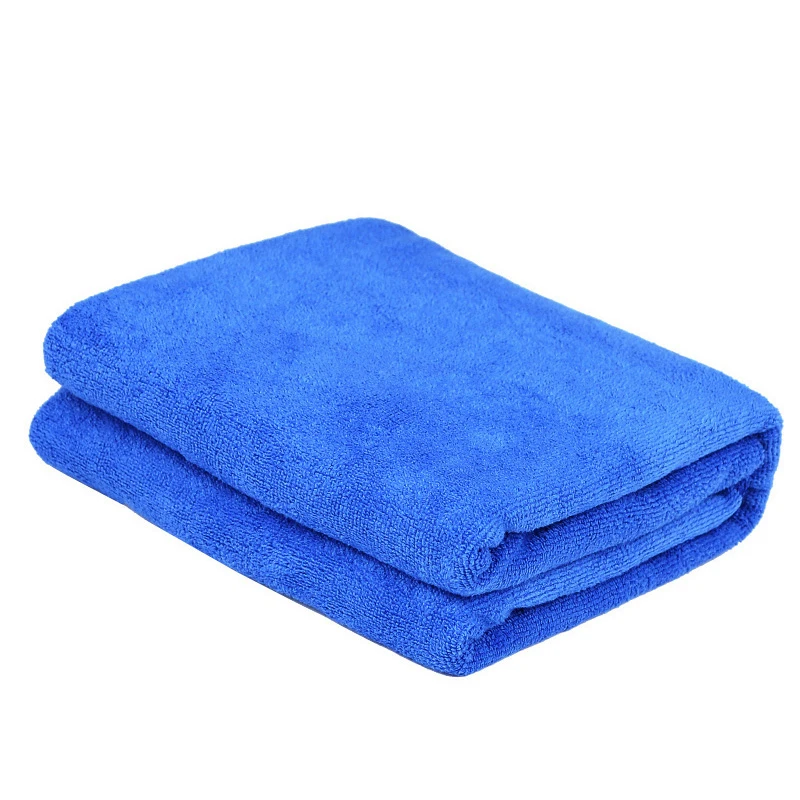 Buy 3 pieces Blue car microfiber washing towel Strong