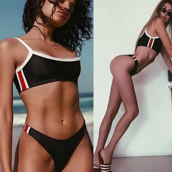 

2018 venus vacation hot sling sexy bikini set latest design swimwear push up bathing suit biquini sexy women swimsuit