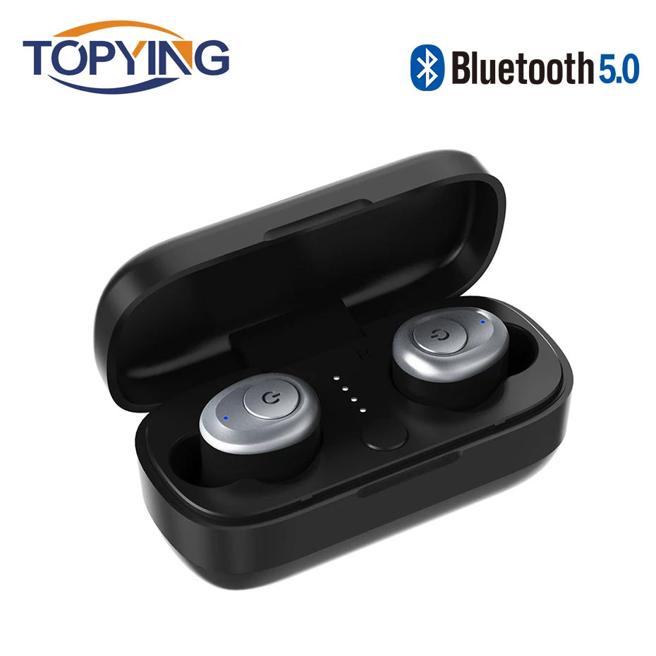 

Bluetooth Headphone Wireless Earphone Noise Cancelling Sports Music Earbuds with Mic Charging Box Hifi Earphone for Smart Phones