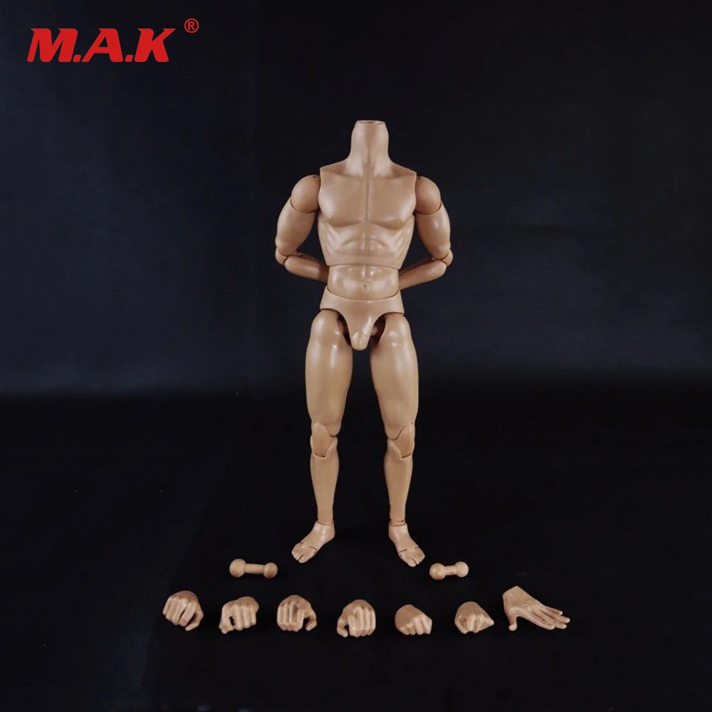 

1:6 Scale Nude Male Body Figure Muscle Man Soldier Model Toys for 12" Action Figure Doll Accessories
