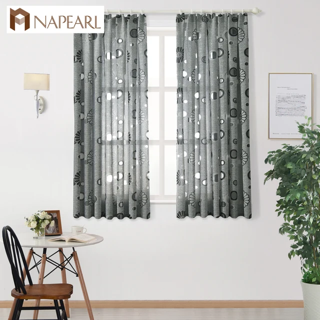 short window treatments small short window curtains ready made design semiblackout floral kitchen curtain panel jacquard style modern semi blackout short window treatments small short window curtains ready made design semiblackout floral kitchen curtain panel jacquard style modern semi blackout