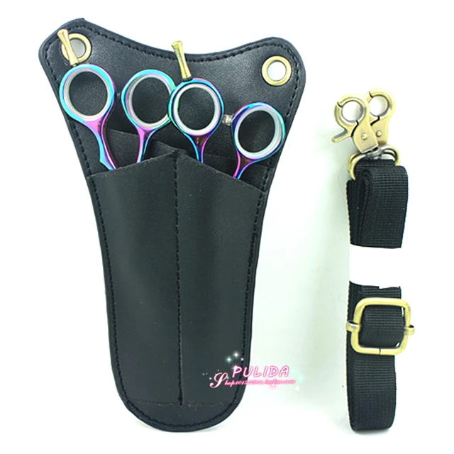 black color pu hairstylist tools bag high quality barber hair