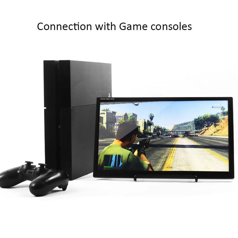 Портативный Экран hfsafety 17 3 дюйма USB Type C для PS4 XBOX автомобиля с HDMI VGA 1080P без