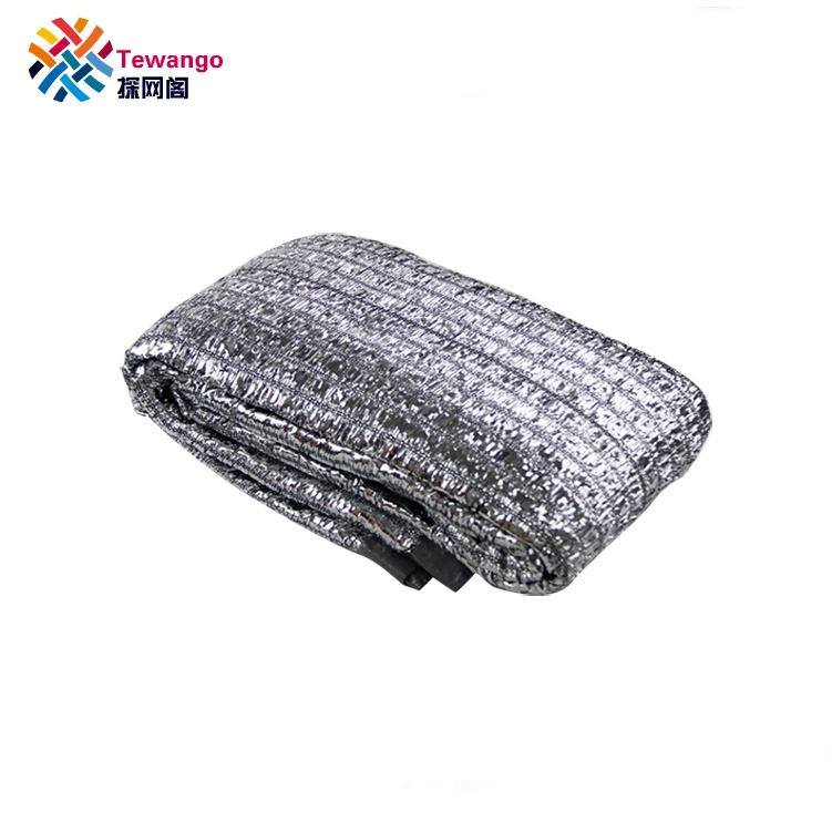 Tewango plata sombra neto 90% bloque UV aluminio malla plantas cubierta exterior reflectante luz solar 2x4 m Tewango plata sombra neto 90% bloque UV aluminio malla plantas cubierta exterior reflectante luz solar 2x4 m