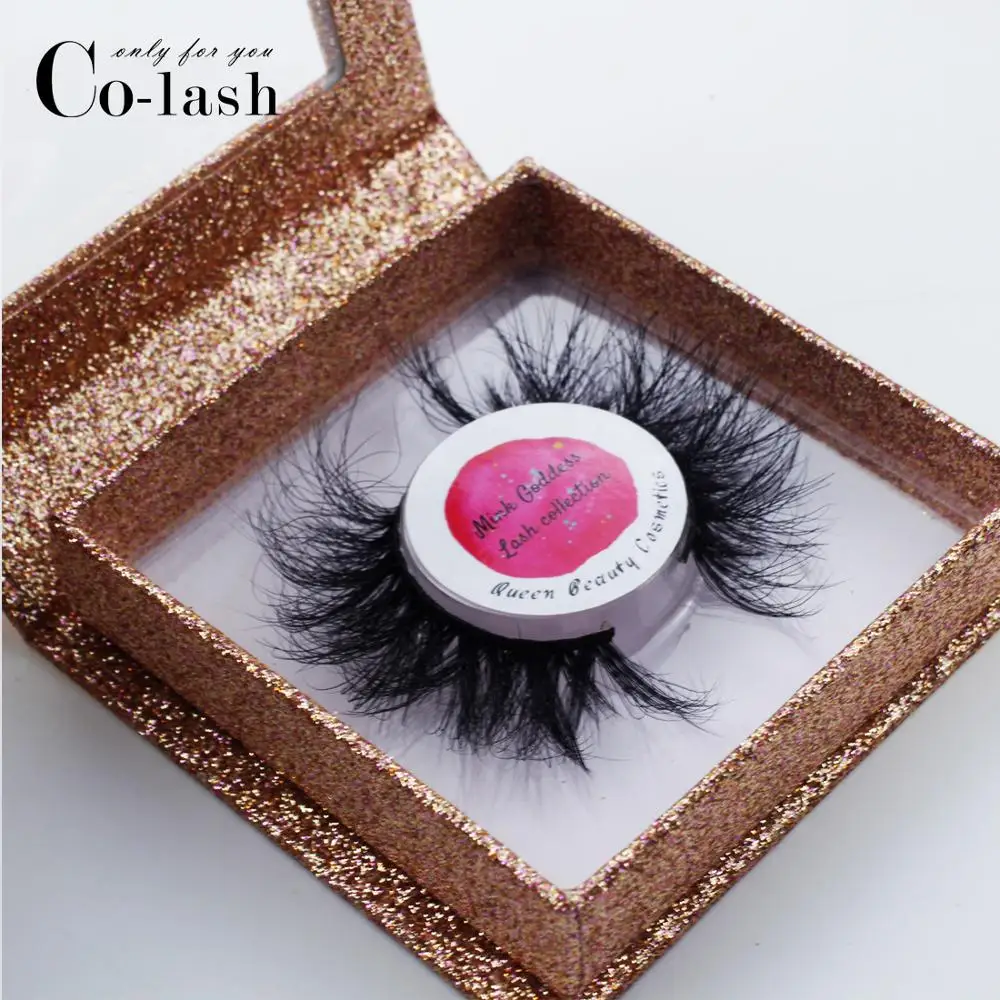 Colash Square False Eyelash Packaging Box Custom your Logo Fake 3d Mink eyelashes Boxes Faux Cils lash strip Case with mink lash