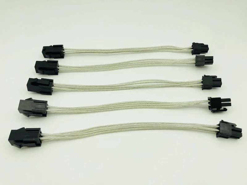 5 PCS 4Pin الذكور إلى 4Pin الإناث 8 \