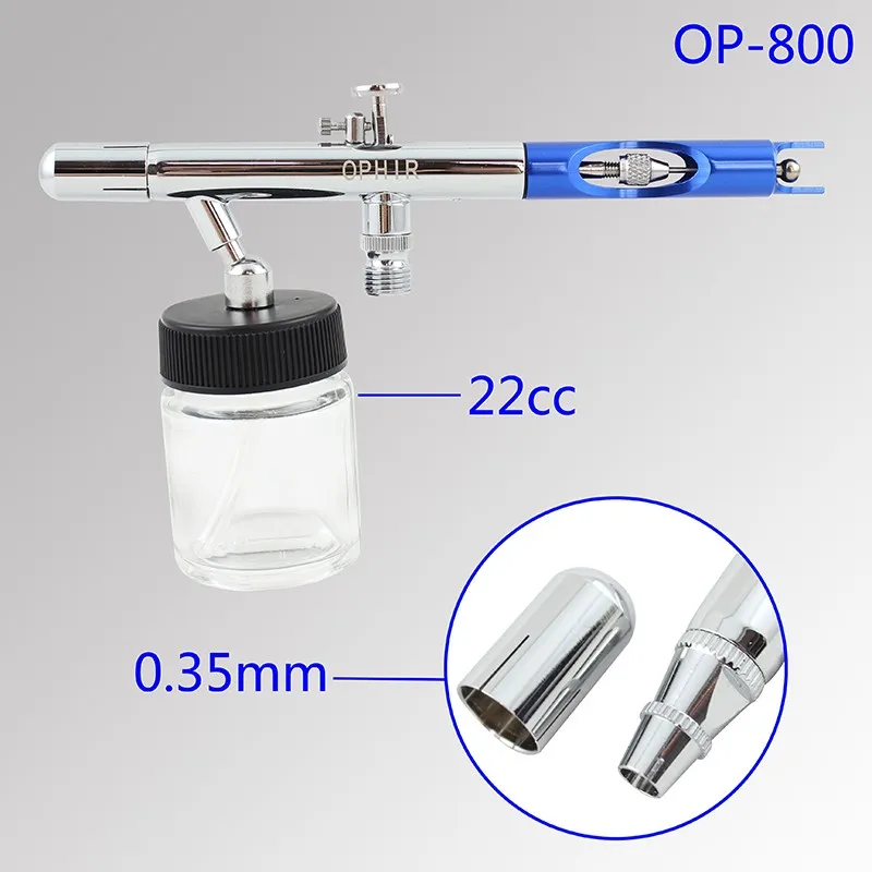 0.35mm,0.5mm Nozzle OPHIR 6pcs Type of Dual-Action Airbrush 0.2mm 0.3mm 