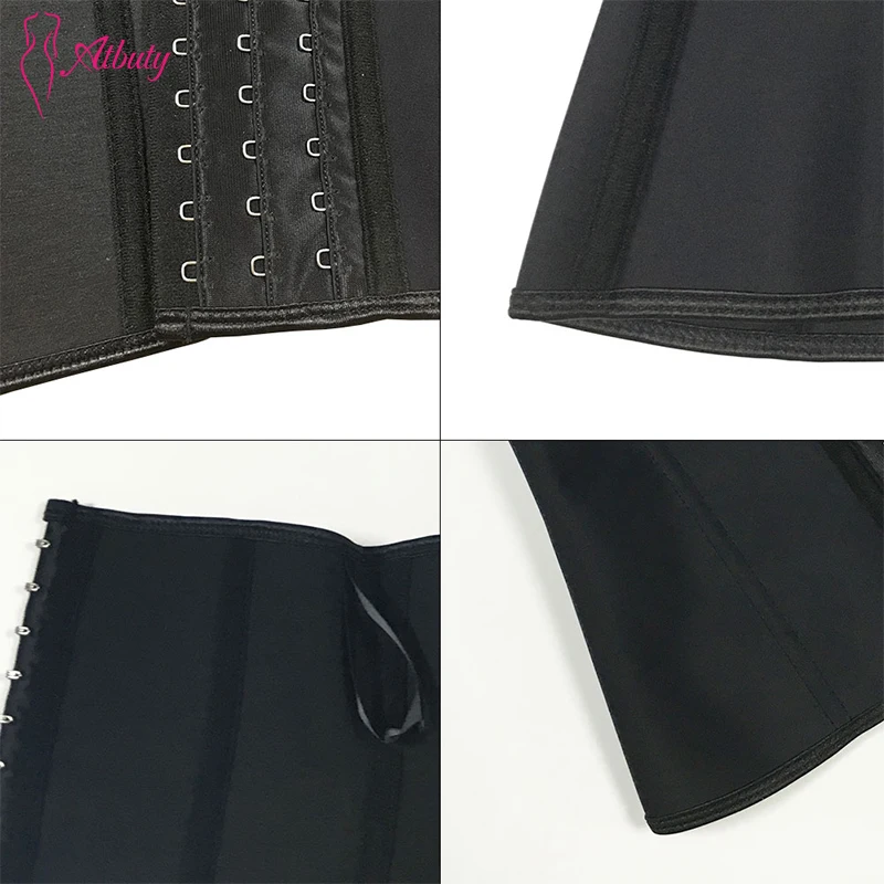 Тренировочные Корсеты Atbuty для талии женское нижнее белье с 9 стальными