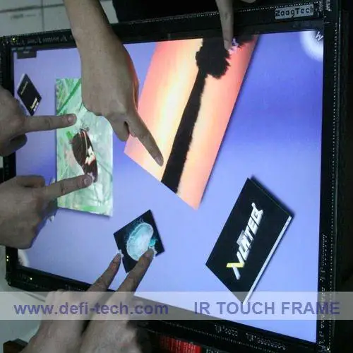 

DefiLabs ON SALE! 16 points 75" IR touch Screen Frame/ Panel for Interactive wall