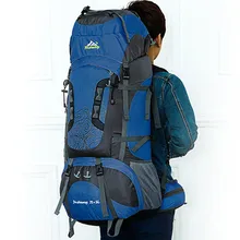 80L большая уличная водонепроницаемая сумка для кемпинга, альпинизма, катания на лыжах, пешего туризма, спортивный рюкзак для путешествий, горное снаряжение, горячая распродажа