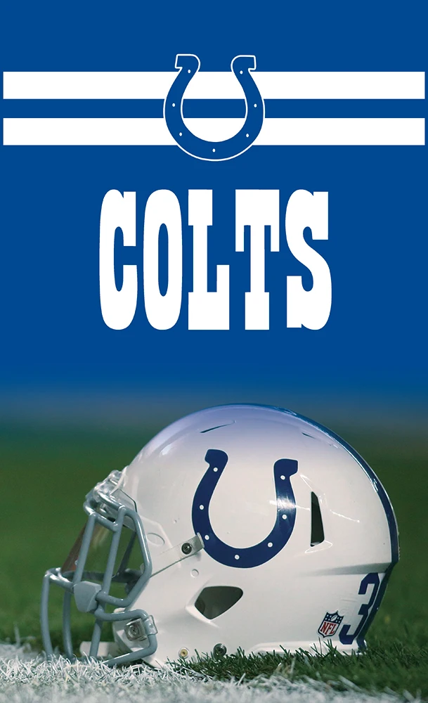 3FTX5FT Indianapolis Colts flag Football helmet flag 100D polyester