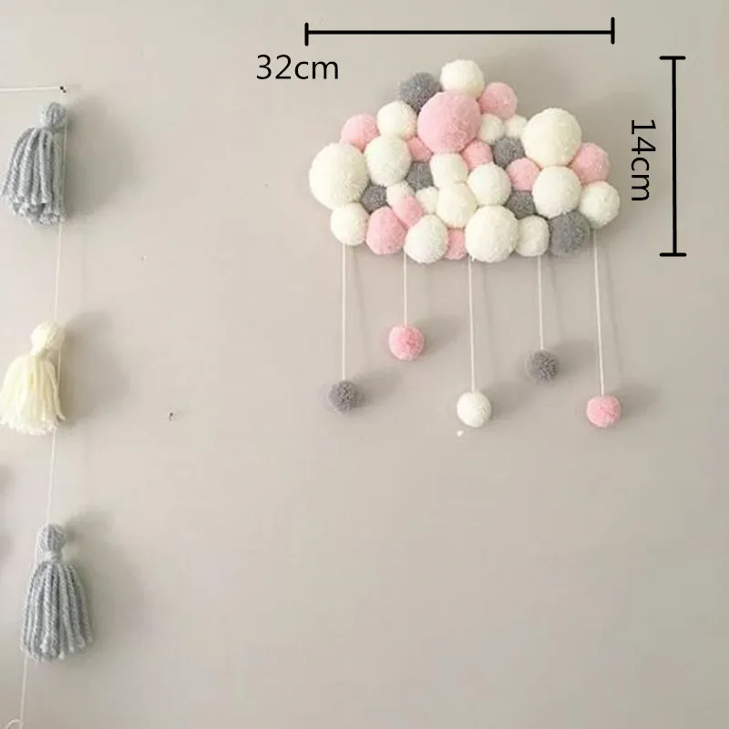 Короткие коралловые бархатные Hairball Новорожденный ребенок в кроватке Младенческая комната Декор реквизит для фотосессии детская спальня украшения успокаивающие игрушки