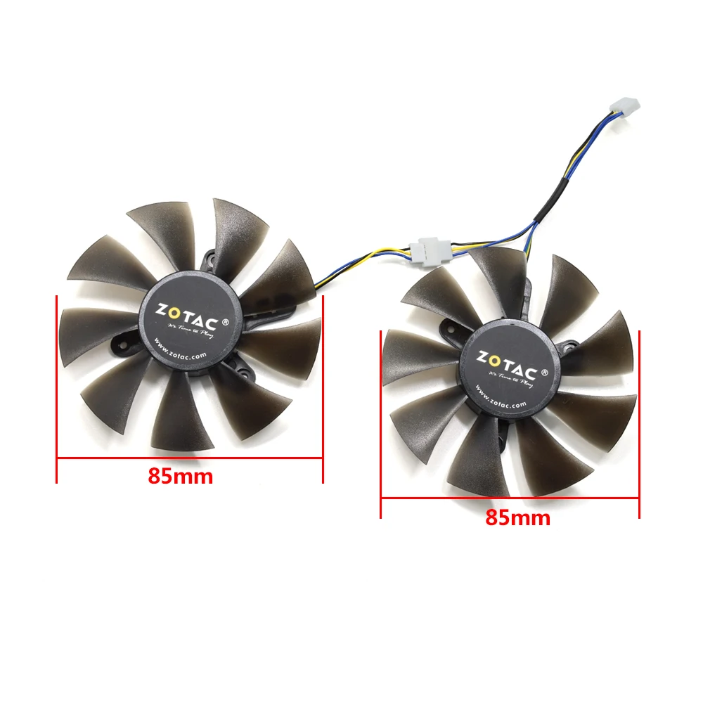 GFY09010E12SPA GA91S2H охлаждающий вентилятор для замены 85 мм 4Pin ZOTAC AMP 1060 6 GB GTX 1070 мини