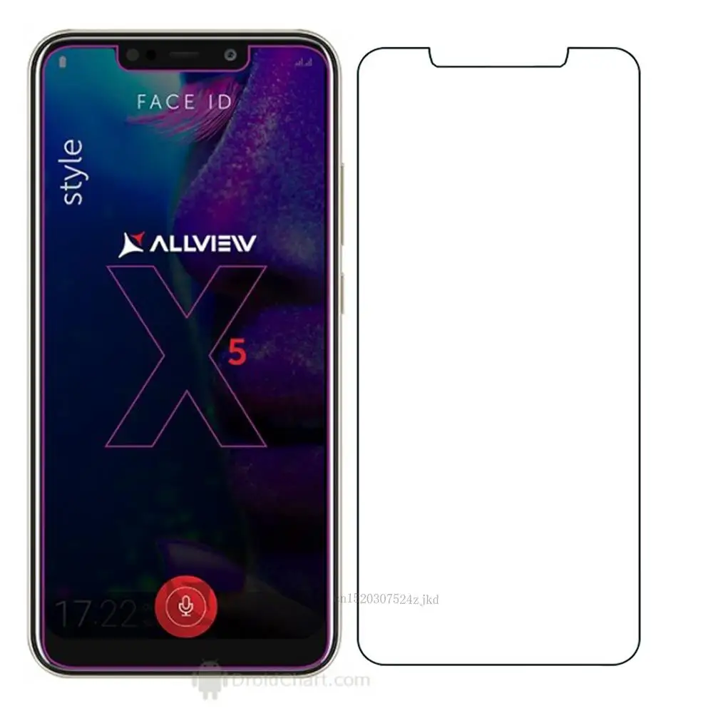 

Smartphone 9H Tempered Glass For ALLVIEW Soul x5 style Mini pro Protective Film Screen Protector cover phone