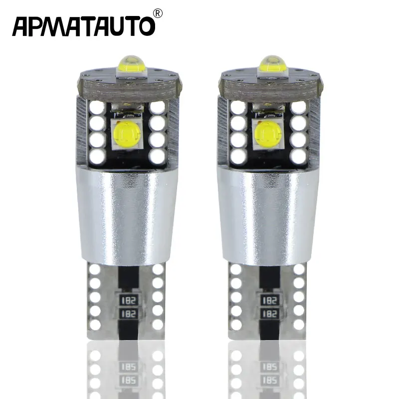 2pcs white T10 W5W LED Car Canbus parking Light clearance bulbs for Mercedes Benz w211 w203 w204