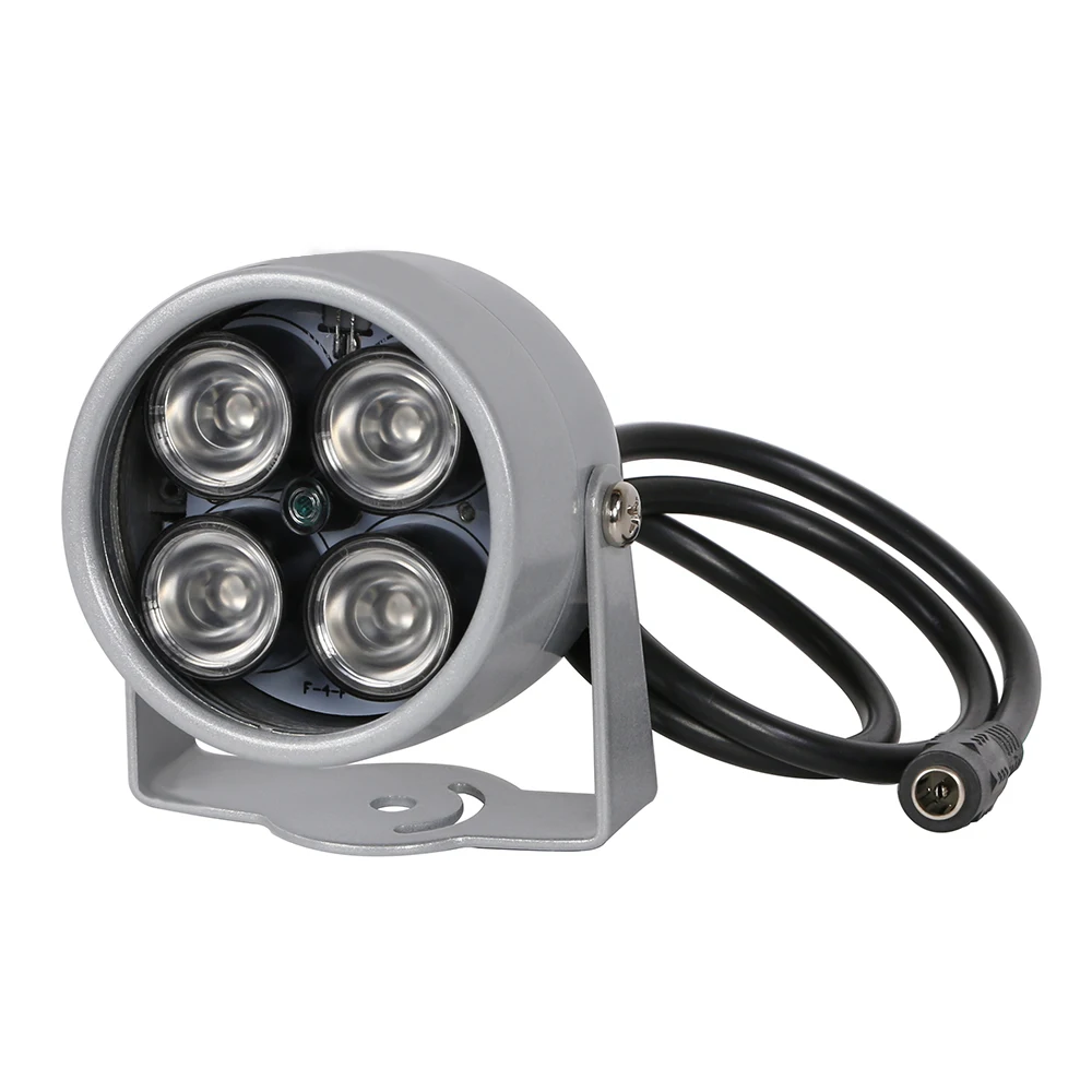  AZISHN IR illuminator Light 850nm 4 array LEDs Infrared Waterproof Night Vision CCTV Fill Light DC  - 32894970015