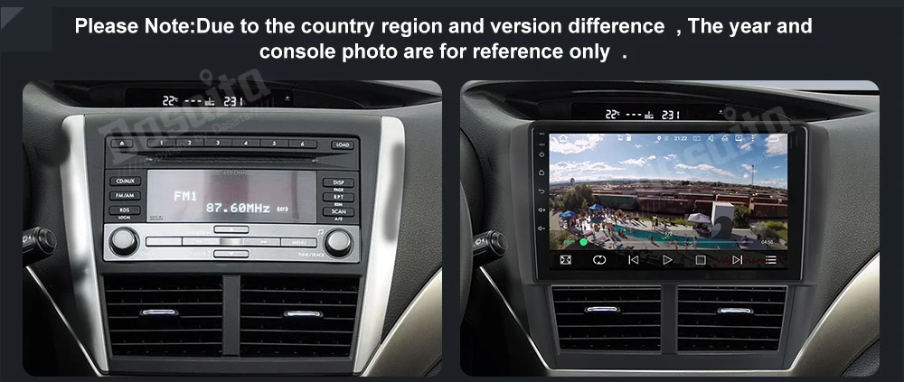 Discount Car Radio Android GPS Navi for Subaru forester 2008 2009 2010 2011 2012 Auto-radio 1 din 8-core 4gb ram Multimedia Video Stereo 3
