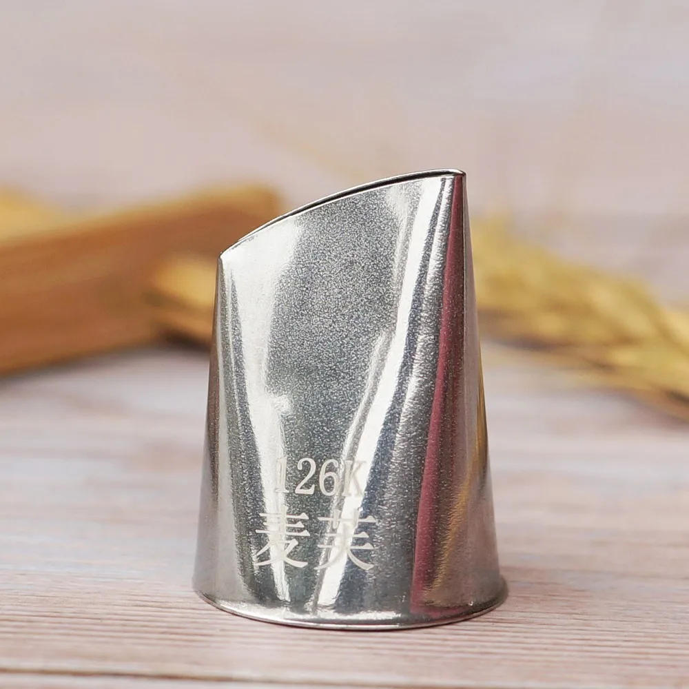 

#126K Rose Petal Cream Piping Nozzle Icing Cream Nozzle Cake & Cupcake Decorating Tools Bakeware Icing Tips