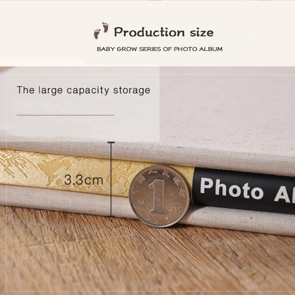 DIY Фотоальбом Большие размеры высокое качество 120 листов 6-дюймовый семья памяти скрап-лучший подарок с Памятная постельное белье крышка