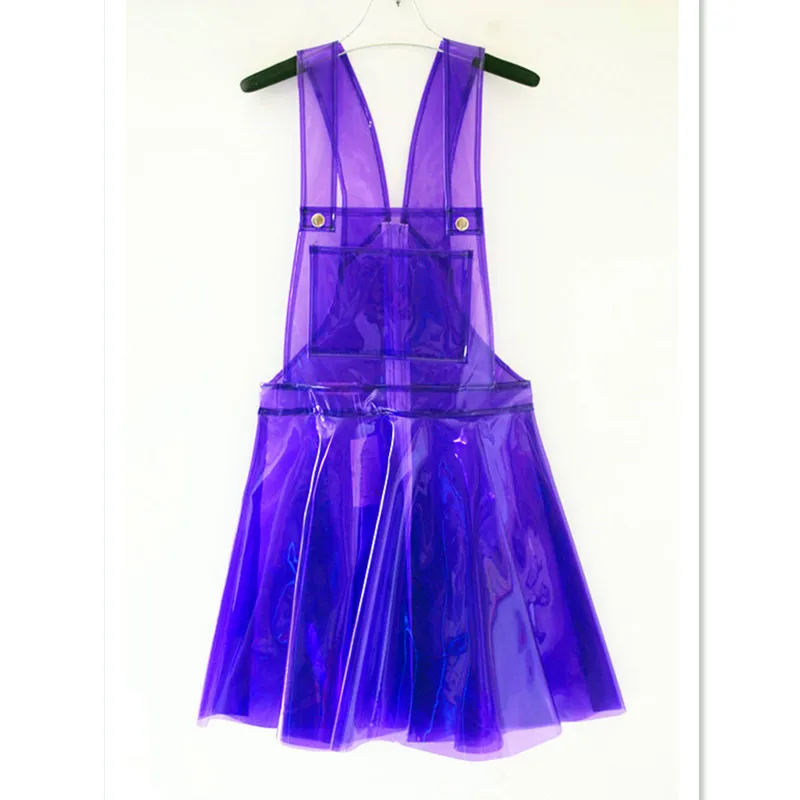 Женский костюм певицы Ds, Прозрачное пластиковое платье из ПВХ, летнее платье для женщин, Прозрачная ПВХ Виниловая пластиковая ткань