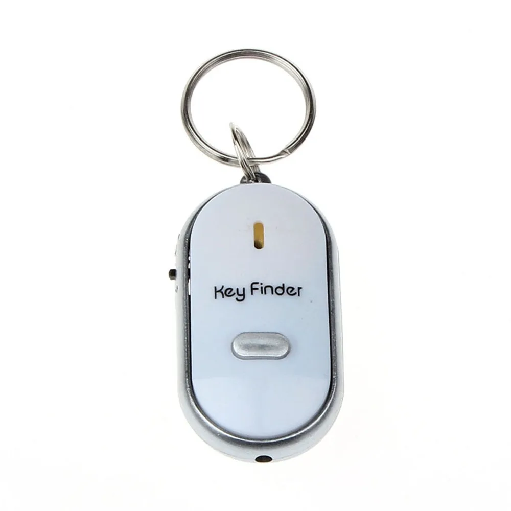GEMIXI светодиодный светильник фонарь пульт ДУ со звуковым управлением Потерянный ключ Finder брелок для ключей с локатором Творческий цветной брелок 4,20