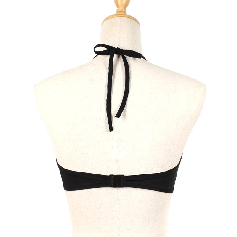 Женское сексуальное женское белье-бандаж без косточек бюстье укороченный топ-бюстгалтер однотонный круглый вырез с открытой спиной жилет