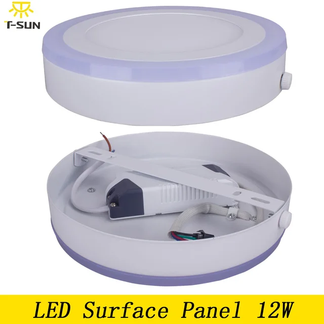 T Sunrise Led Panel Light Surface Mounted 12w Downlight Bathroom T Sunrise Led Panel Light Surface Mounted 12w Downlight Bathroom White Blue Round