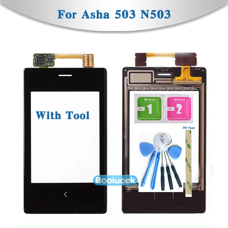 Высокое качество 3 0 &quotдля Nokia Asha 503 N503 сенсорный экран дигитайзер Датчик внешняя