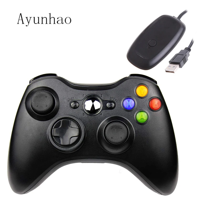 

For Xbox 360 Wireless 2.4GHZ Game Controller Gamepad Joystick for Xbox & Slim 360 PC Windows 7,8,10