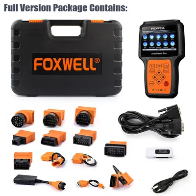 FOXWELL NT644 Pro полная система OBD2 автомобильный диагностический инструмент Автомобильный сканер Подушка безопасности ABS SAS EPB масляный сервис DPF Сброс OBD2 сканер - Цвет: Full Version